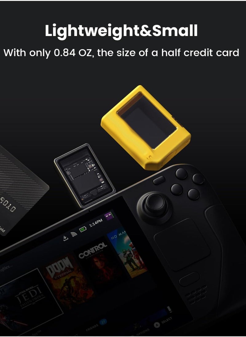 Disk M.2 NVMe SSD Enclosure with Active Cooling System 10Gbps USB C 3.2 Gen2 Enclosure NVMe Reader Supports M Keys and Size 2230 SSDs - Image 3