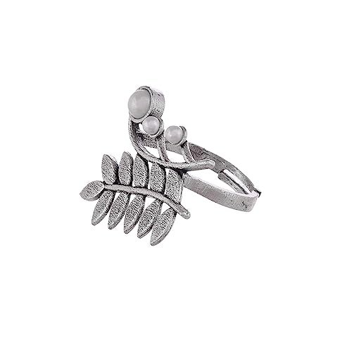 VOYLLA Fresh Fern Dew Drop Ring - Image 4