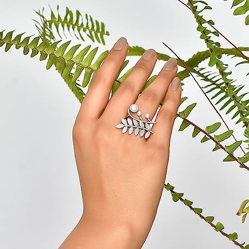 VOYLLA Fresh Fern Dew Drop Ring - Image 3