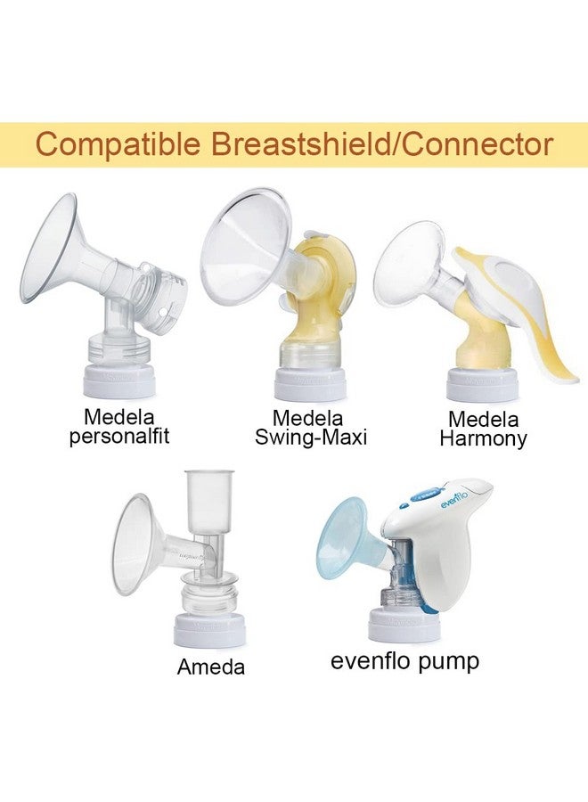 Maymom Maymom Conversion Kit Compatible with Medela Breast Pumps (Selected) to be Compatible with Avent Classic Bottles, Avant Natural PP Bottle and speCtra Wide-mouth Bottles Thread Changer; w Sealing Rings - Image 2