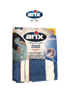 arix Arix Dual Microfibre Floor Cloth – Deep Cleaning for All Surfaces 