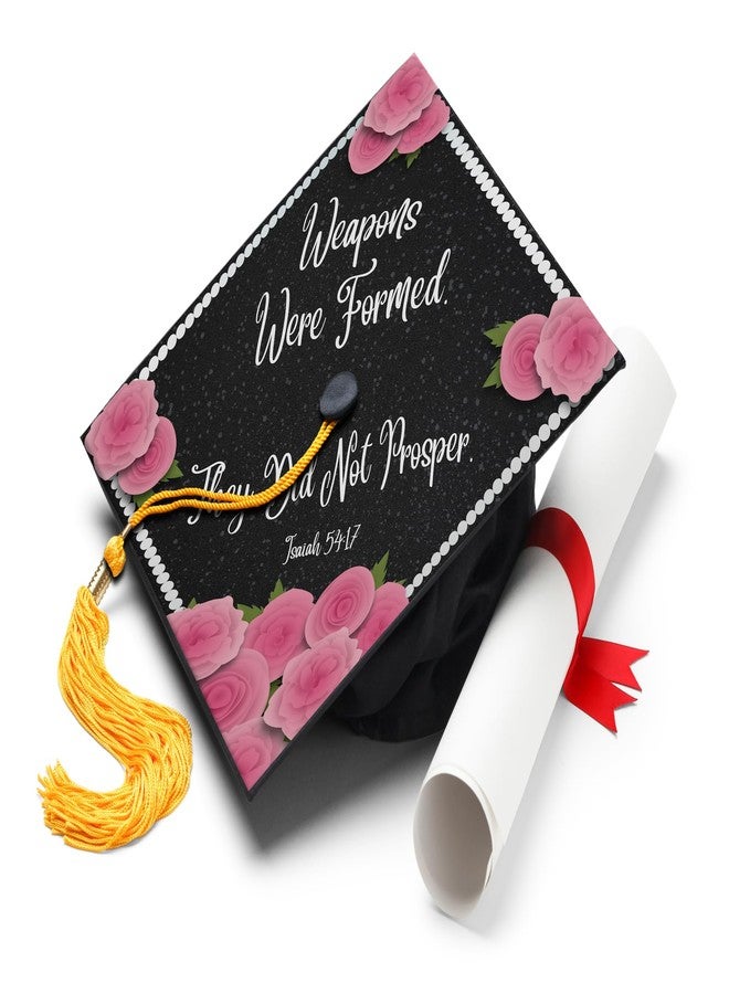 ADVANSYNC Weapons Were Formed, They Did Not Prosper Graduation Cap Topper - Image 1