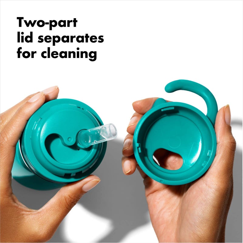 OXO Tot Adventure Water Bottle Teal, Plastic - Image 5