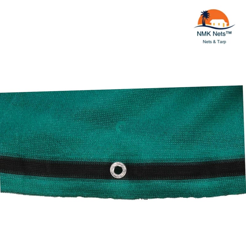 NMK NETS Green Shade Net 90% UV Protected for terrece Garden, Green House, Balcony and Gardening Multipurpose with Attached Eyelets (10 x 35 feet, Green) - Image 3