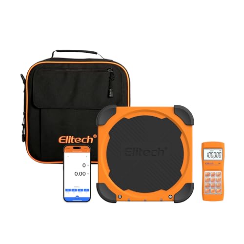 Elitech LMC210 Refrigerant Freon Charging Scale 220lbs for HVAC with Wireless Remote Control - Image 1