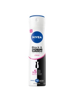 Nivea Nivea Womens Deodorant Clear Spray Invisible For Black & White 150 Ml 