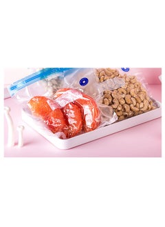 Food Vacuum Compression Bag Set - 3 sizes reusable, 15 bags + 1 pump + 3 clips + 3 iron clips, food grade material is safe for freezing / microwave / high temperature cooking, widely used for food and valuables storage, simple and easy to clean. - pzsku/Z175BA9130631DEABFC3CZ/45/_/1709270705/6ef1fa23-8c4f-4475-9873-7ee91ea84936