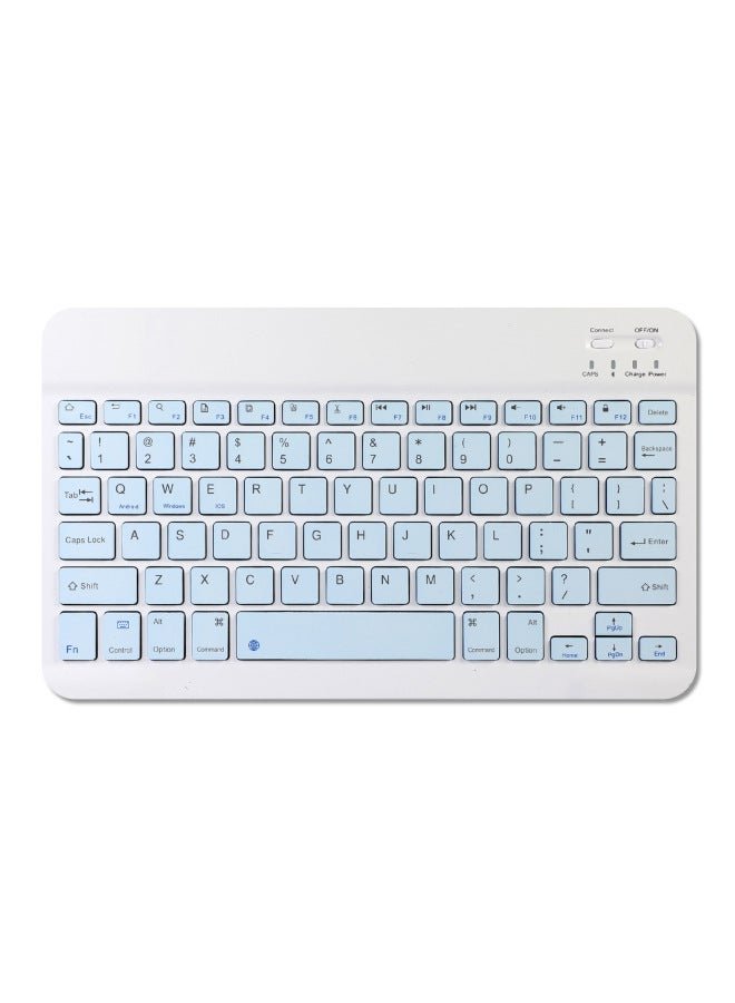 Wireless Bluetooth Keyboard Tablet PC Bluetooth Three-System Universal Learning Machine Classic Office Keyboard-Color:10 Inch Bluetooth Keyboard + Single-mode Bluetooth Mouse + Packing Box Color Message