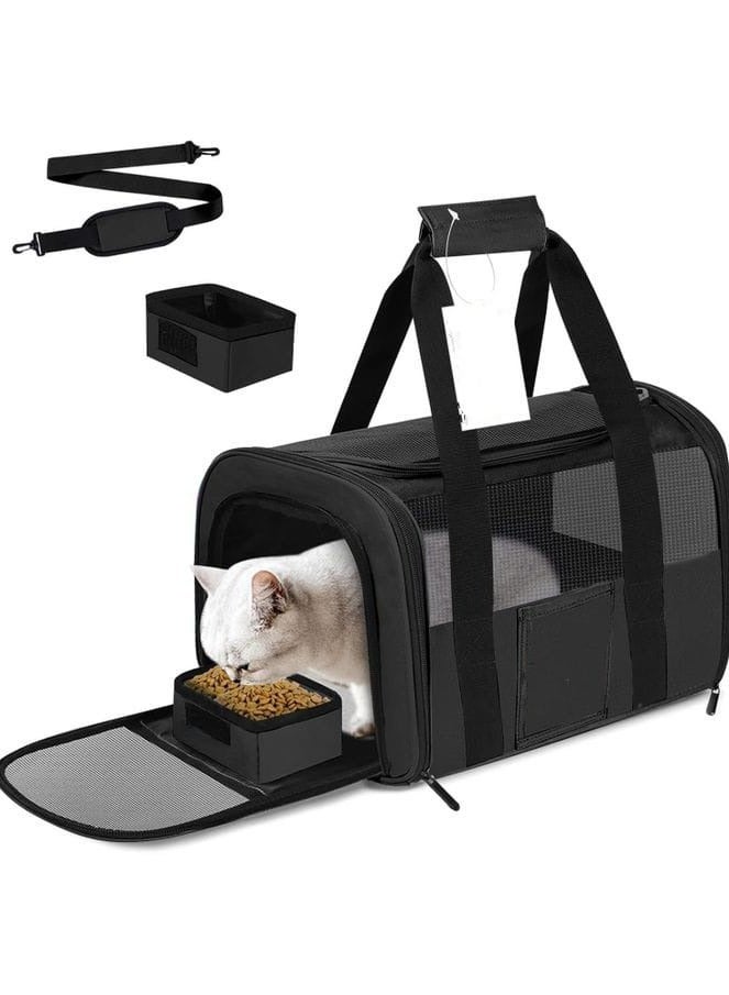 Pet Carrier, Dog Carrier 20 lbs and Up, Soft Sided Cat Carriers for Large Cats Under 25 lbs, Foldable - Image 1