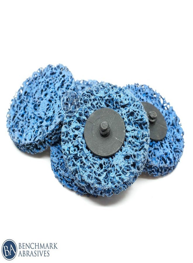 كاشطة القياس أقراص صنفرة Benchmark Abrasives مقاس 3 بوصات سريعة التغيير، مصنوعة من النايلون، دعامة من النوع R ذكر - أقراص صنفرة للمثقاب والطحن، مزيلة للصدأ، لإزالة طلاء المعادن، وتلميعها - (عبوة من 10 قطع) - Image 2