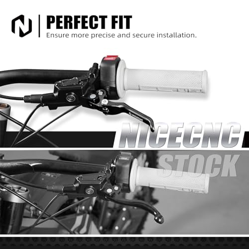 NICECNC Brake Levers Folding Front Rear Brake Levers Compatible with Surron Light bee X/S/ L1E Motorcycle Aluminum CNC Brake Lever Compatible with Segway X160 X260 See Fitment - Image 2