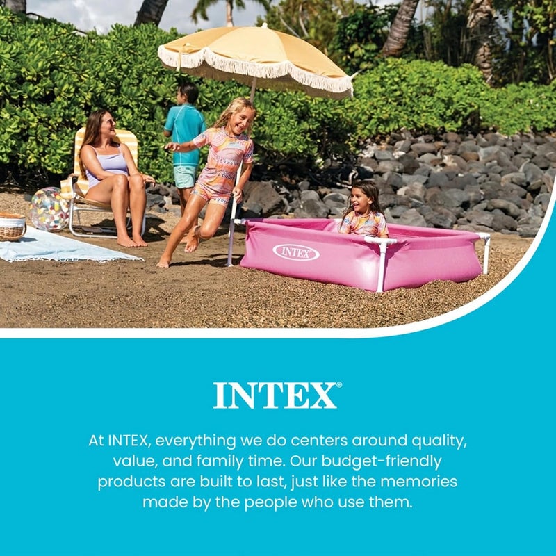 Intex Mini Frame Pool, Blue, 48 x 48 x 12 Inches 122x122x30cm - Image 5