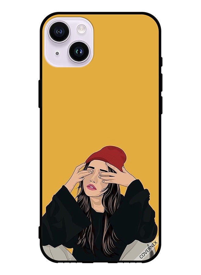 Covernex Protective Case Cover For Apple iPhone 14 Sad Girl Art - Image 1
