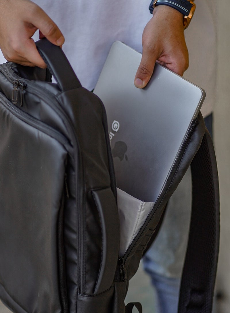 شنطة لابتوب ١٥ انش خامة واتربروف جودة عالية للسفر والجامعة - Image 5