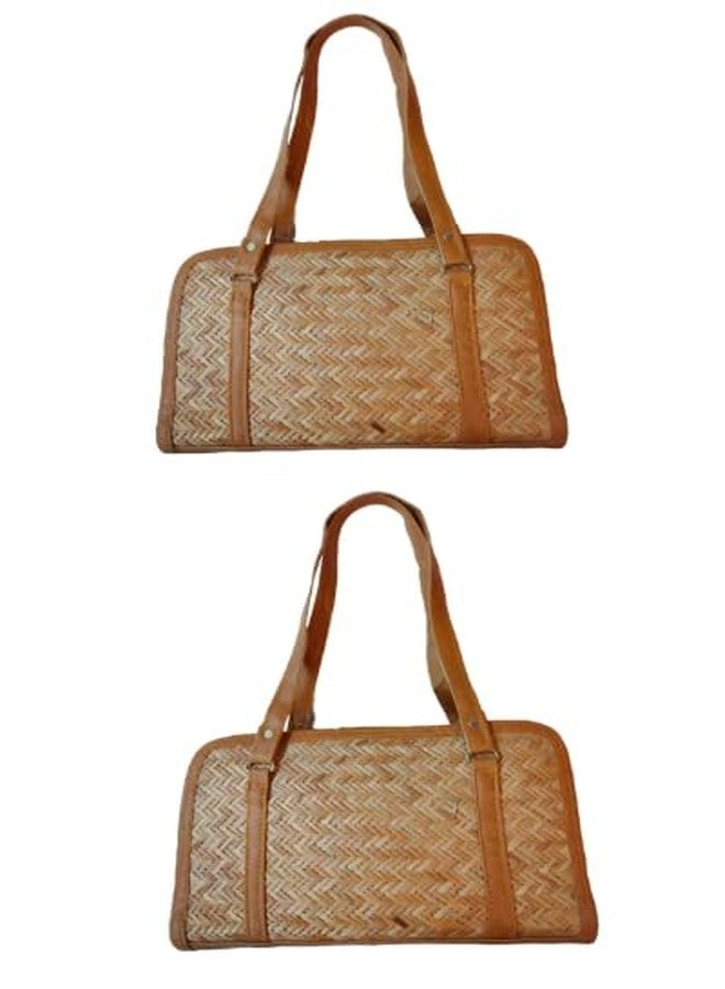 CLASSIQUE Shital Pati Hand Bag Bamboo Bag Eco-Friendly Specially for Ladies - Image 1