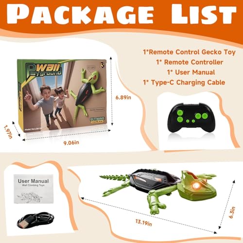 SELLFUN Wall Climber – Rechargeable Remote Control Robot – Gift for 4 Years + – Children's Toys 4 Years +, Climbs up Walls, RC Robot Toys for Boys & Girls,Birthday Gifts, Kids Gift. - Image 2