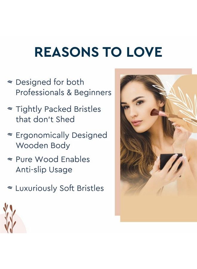 GUBB Blush Brush For Face Makeup ; Blusher Brush ; Wooden Makeup Brush Single - Image 4