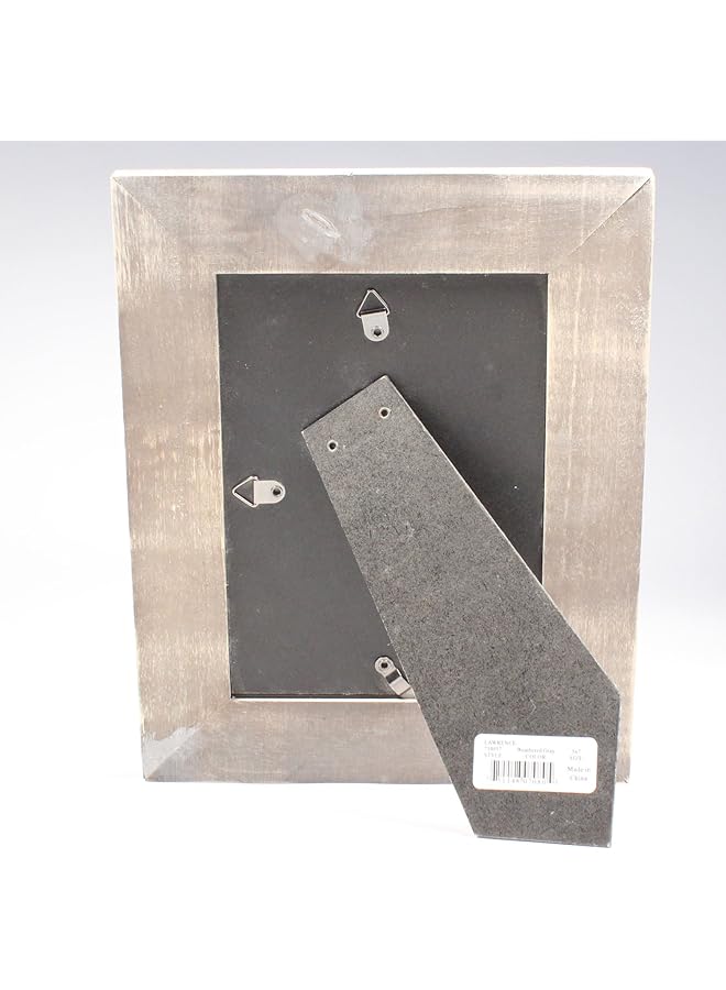 erorex 5X7 Distressed Gray Wood With White Wash Picture Frame - Image 3