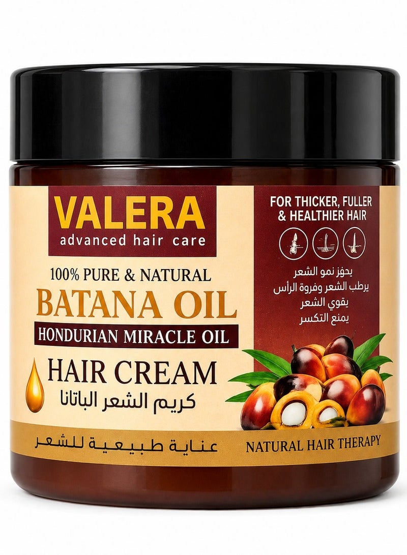 Valera Batana Hair Oil Cream, A Natural Hair Treatment For Thicker, Fuller, And Healthier Hair, 360 ml - Image 1