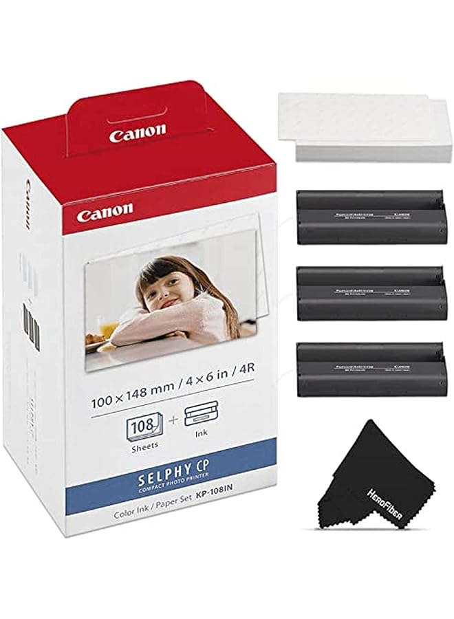 Canon Kp 108In Ink Glossy White Cartridge 