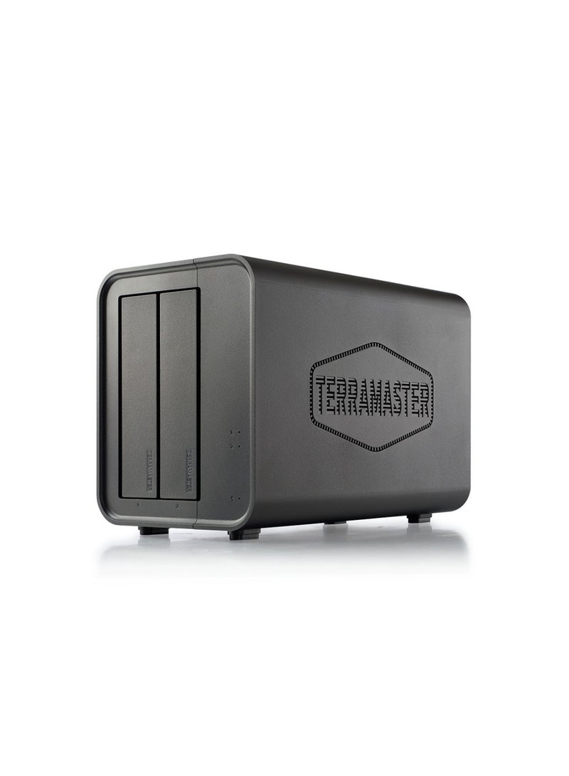 TERRAMASTER TERRAMASTER F2-212 2Bay NAS - Quad Core 1GB RAM DDR4 Personal Private Cloud Network Attached Storage (Diskless) - Image 1