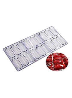 NQOOH High Quality Acrylic Chocolate Mould Ideal for Jellies Sweets Bonbons and Cookies in Oval Cylindrical Shape  - Image 1