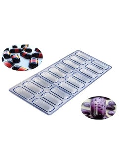 NQOOH High Quality Acrylic Chocolate Mould Ideal for Jellies Sweets Bonbons and Cookies in Oval Cylindrical Shape  - Image 2