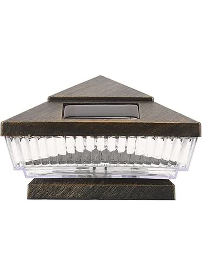 Solar Post Cap Light Waterproof Outdoor Garden Patio Fence Deck Landscape Decor - Image 1