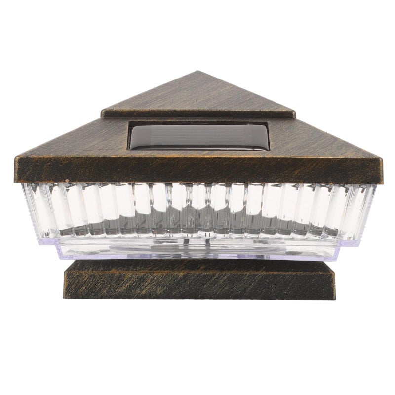 Solar Post Cap Light Waterproof Outdoor Garden Patio Fence Deck Landscape Decor - Image 2