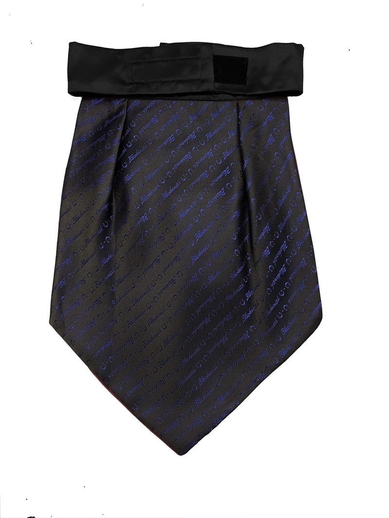 Blacksmith Solid Microfiber Cravat with Matching Pocket Square for Men - Scarf Neckwear Cravat for Men with Matching Pocket Square - Image 2