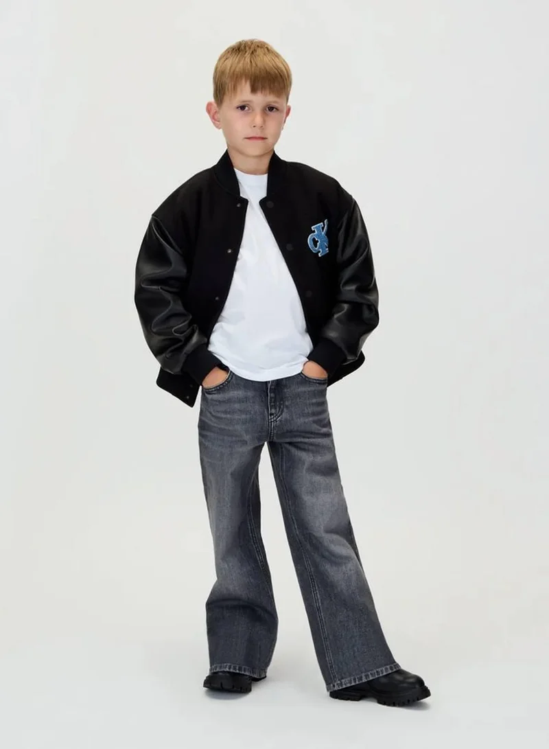 Calvin Klein Jeans Mid Grey Stone Skater Jeans for Men | Best Price UAE
