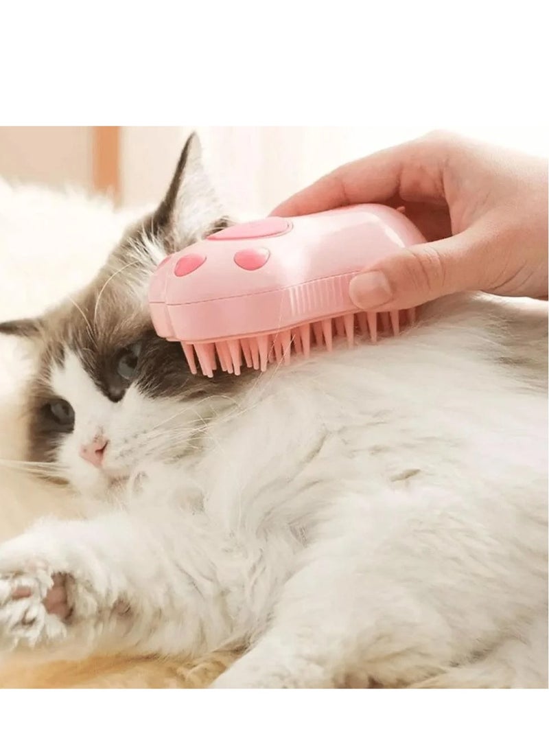 USB steam brush for cats, different colors (pink-brown) - Image 4