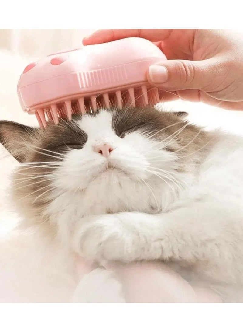 USB steam brush for cats, different colors (pink-brown) - Image 5