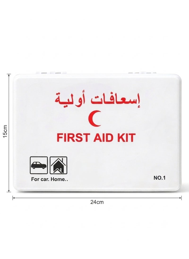 SolidX Compact First Aid Kit for Car, Bus & Home I Emergency Medical Kit I Travel Safety Box - Image 2