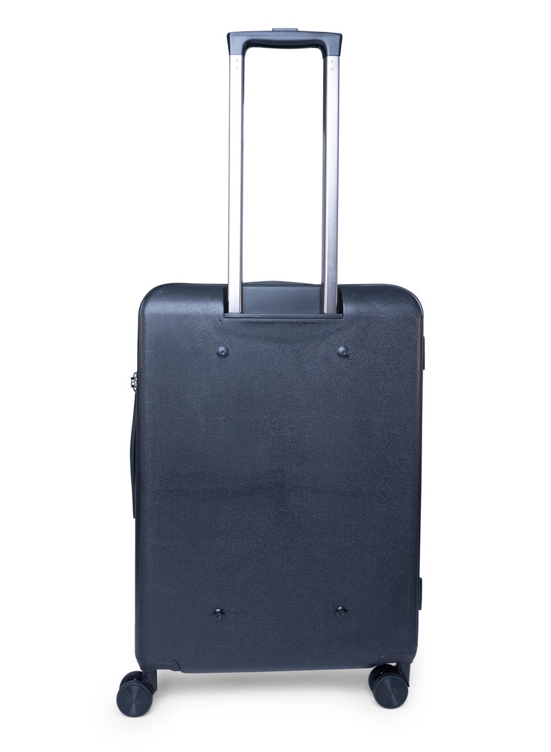 Track Track Tank Series Luggage Set Black – Durable ABS Hard-Shell Suitcase with Double Spinner Wheels, Secure Combination Lock & Anti-Theft Zipper Suitcase set, 3-Piece Lightweight Travel Set Suitcase  - Image 3