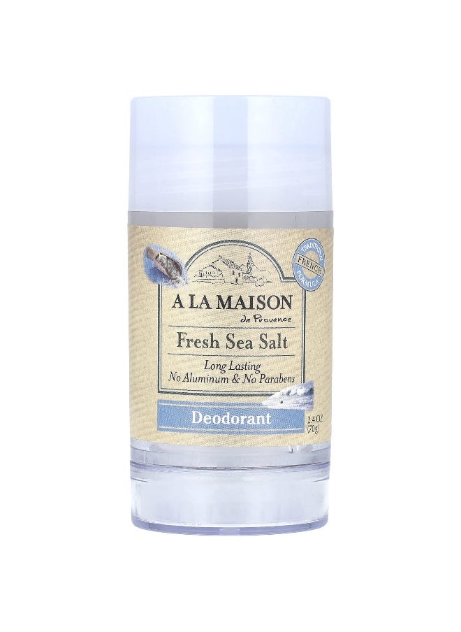 A La Maison De Provence A La Maison de Provence, Deodorant, Fresh Sea Salt, 2.4 oz (70 g)  - Image 1