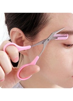 ORiTi Eyebrow Trimmer Scissor With Comb Hair Removal Grooming Shaping Stainless Steel Eyebrow Remover Makeup Tool -Black  - Image 4