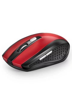 Generic Wireless Mouse 2.4GHz High Sensitivity - Ergonomic Design with 1600 DPI - Battery Life up to 15 Hours-RED  - Image 2