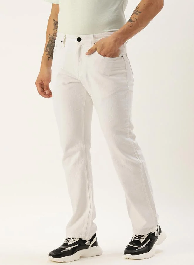 Styli Men Mid Rise Bootcut Jeans By Bene Kleed