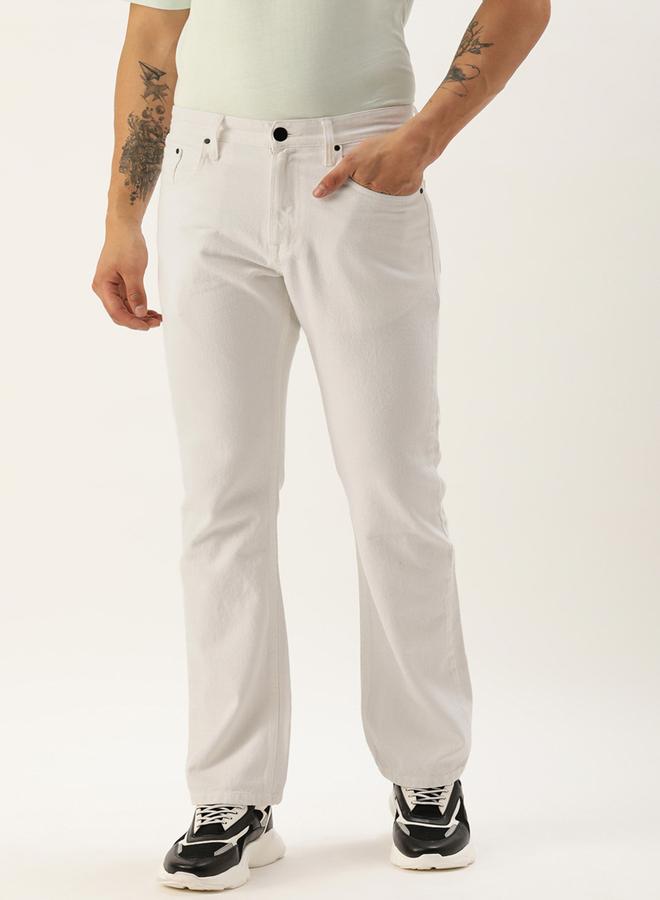 تايك تو جينز رجالي بخصر متوسط بقصة بوت كت من بين كلييد - Image 1