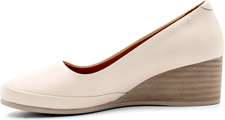 فاست ستيب Leather Women's Wedge Heel Shoes 411ZA291