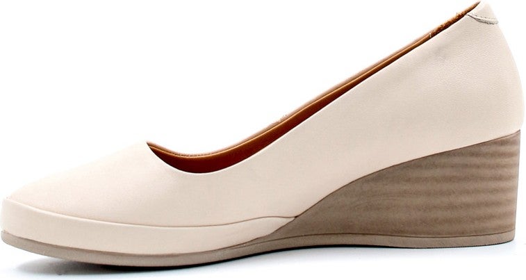 Fast Step Leather Women's Wedge Heel Shoes 411ZA291  - Image 3