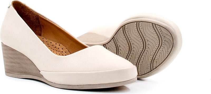 Fast Step Leather Women's Wedge Heel Shoes 411ZA291  - Image 5