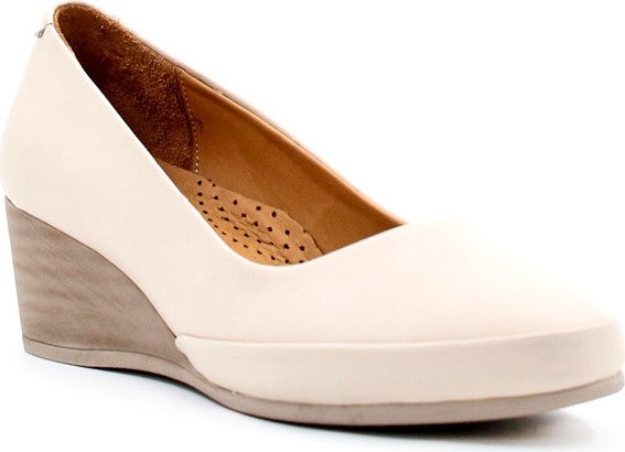 Fast Step Leather Women's Wedge Heel Shoes 411ZA291  - Image 4