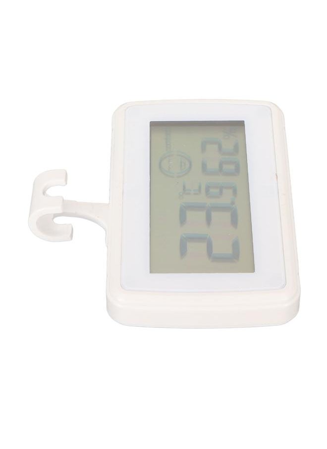 Digital Hygrometer Indoor Thermometer Humidity Gauge Room Thermometer Accurate Temperature Humidity Meter with Facial Expression Display All White