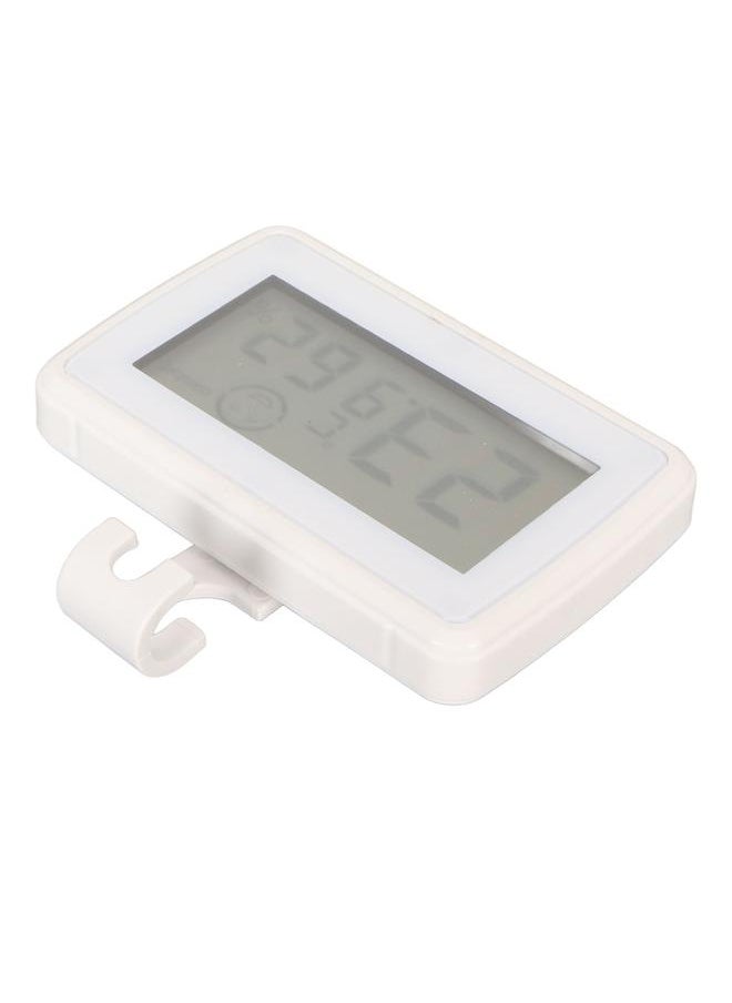 Digital Hygrometer Indoor Thermometer Humidity Gauge Room Thermometer Accurate Temperature Humidity Meter with Facial Expression Display All White