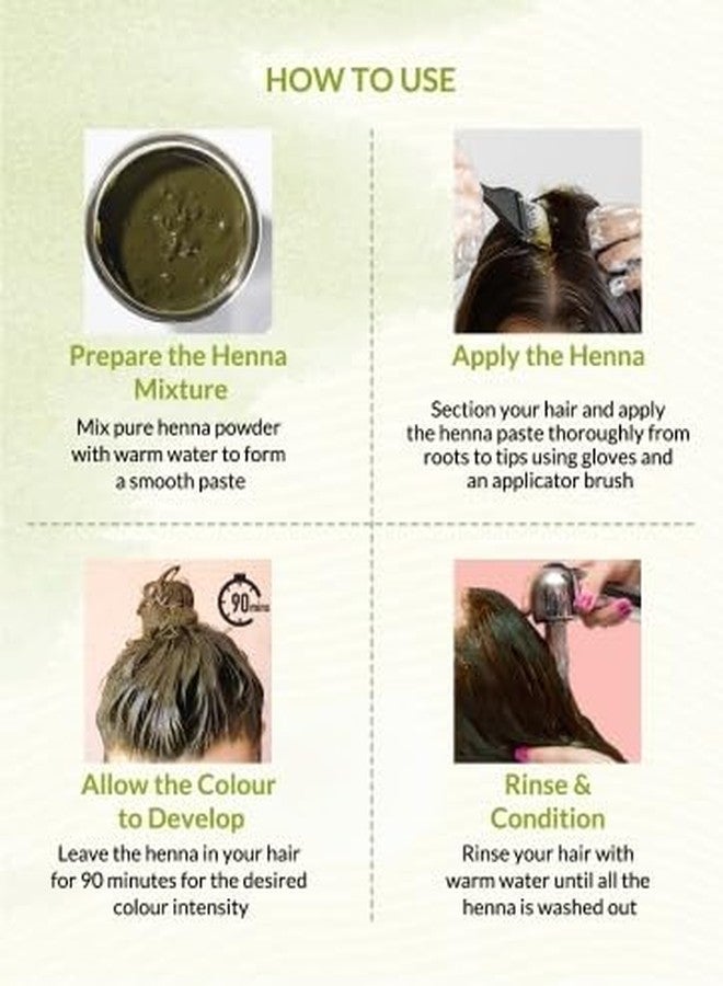 Indus Valley Bio Organic Natural Henna Hair Color For Women Blonde 100gm| 100% Gray Hair Coverage And Long Lasting Hair Dye | Vegan and Cruelty-Free I Herbal Hair Color for All Hair Types - Image 3
