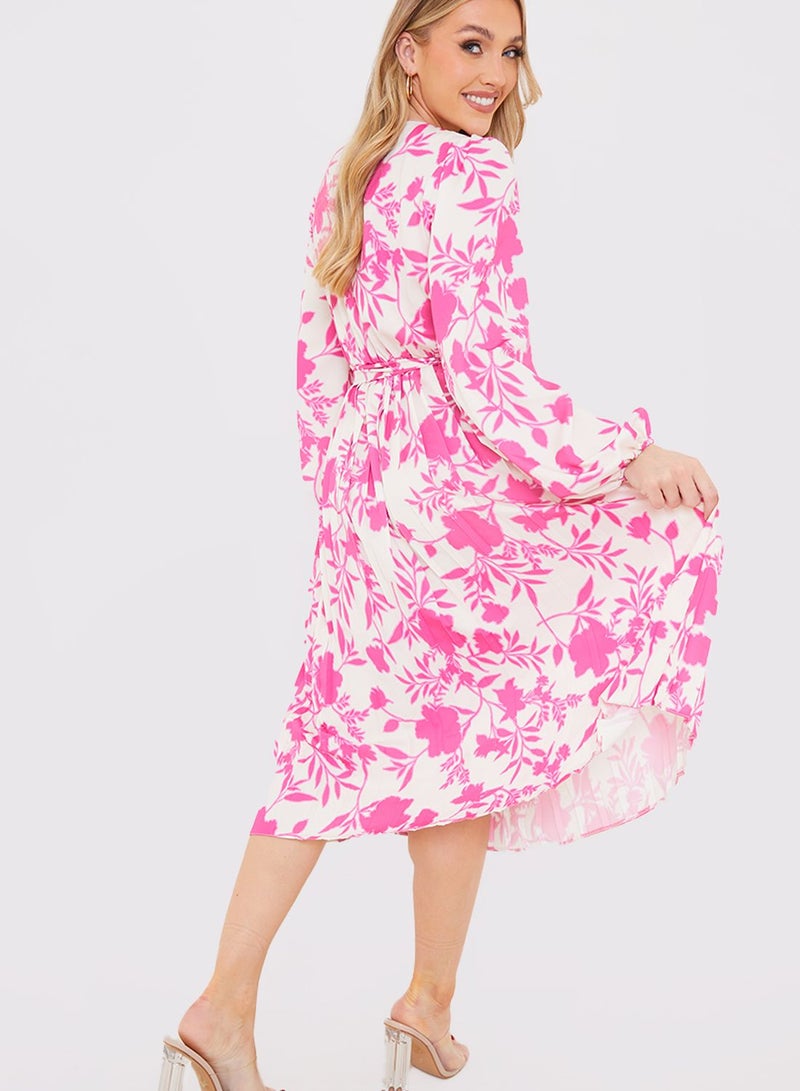 In the style Floral Pleated Dress  - Image 2