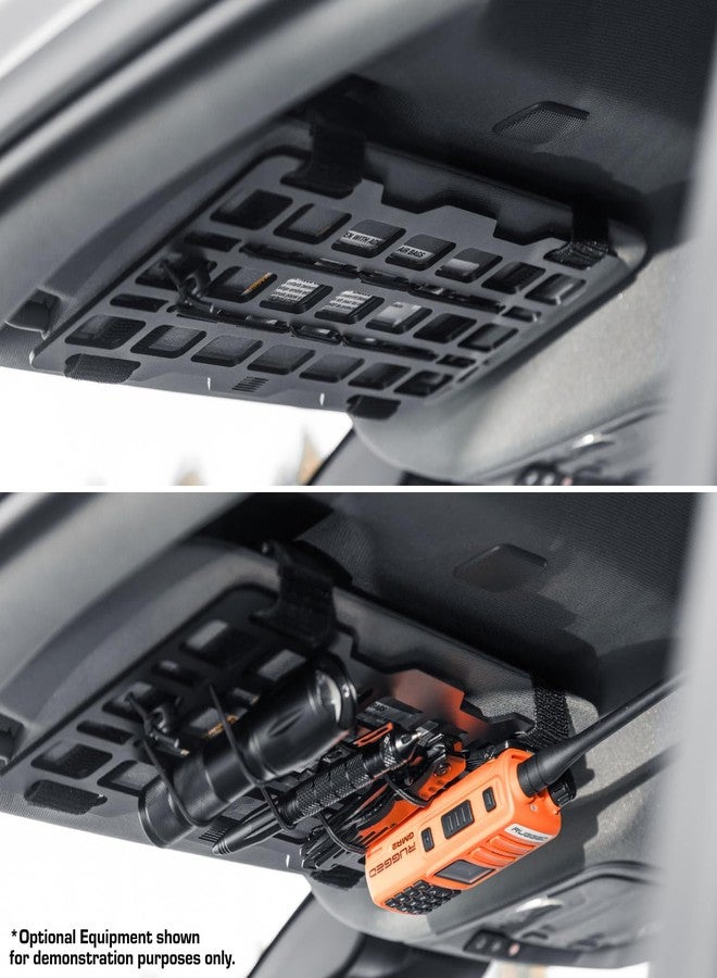 Bulletpoint Aluminum Molle Visor Organizer - Universal Tactical Sun Visor Organizer - Image 2