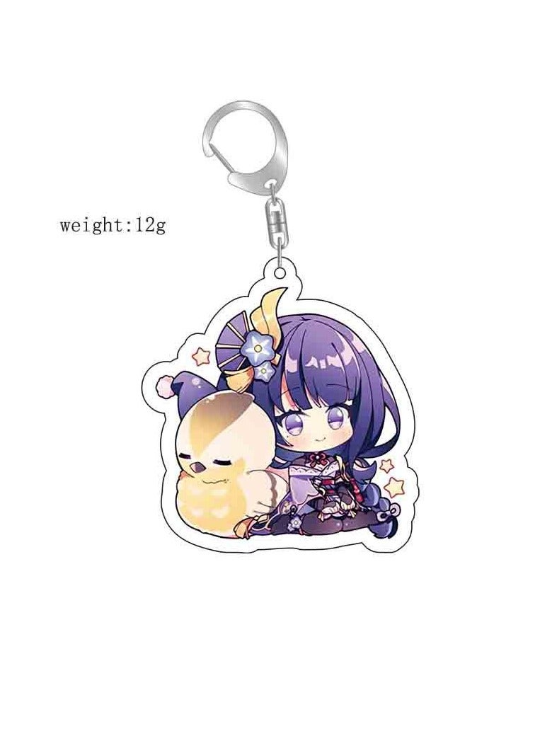 1-Piece Genshin Impact Raiden Shogun Keychain